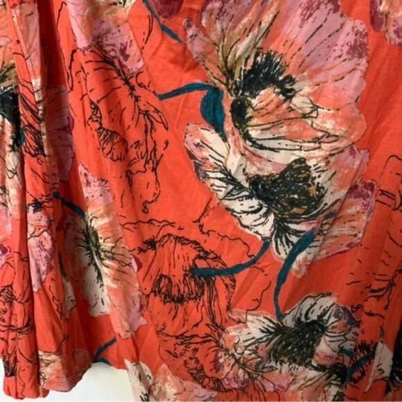 We The Free Printed Birds  Of Paradise Top Mulitcolour Flared Sleeves L - Picture 15 of 15